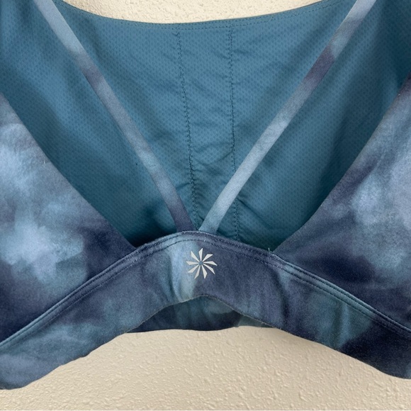 ATHLETA Exhale Tie Dye Strappy Sports Bra Womens Size Medium - Picture 5 of 6